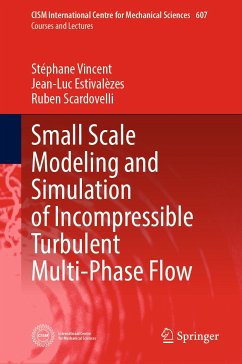 Small Scale Modeling and Simulation of Incompressible Turbulent Multi-Phase Flow (eBook, PDF) - Vincent, Stéphane; Estivalèzes, Jean-Luc; Scardovelli, Ruben