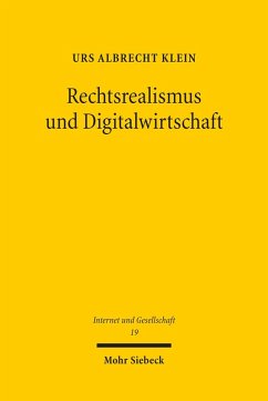 Cover Rechtsrealismus und Digitalwirtschaft (eBook, PDF)