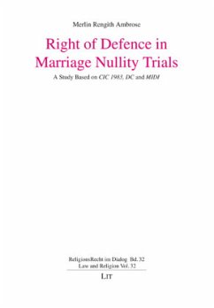 Right of Defence in Marriage Nullity Trials - Ambrose, Merlin Rengith