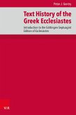 Text History of the Greek Ecclesiastes (eBook, PDF)