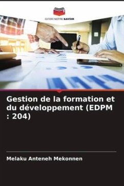 Gestion de la formation et du développement (EDPM : 204) - Mekonnen, Melaku Anteneh