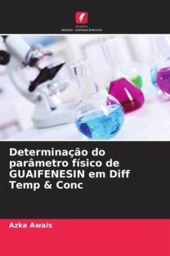 Determinação do parâmetro físico de GUAIFENESIN em Diff Temp & Conc - Awais, Azka