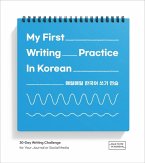 My First Writing Practice In Korean