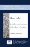 Ein Sendbrief vom Dolmetschen - An Open Letter on Translating Ein Sendbrief vom Dolmetschen - An Open Letter on Translating