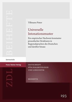 Universelle Intonationsmuster (eBook, PDF) - Pistor, Tillmann