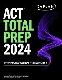 Cover ACT Total Prep 2024: Includes 2,000+ Practice Questions + 6 Practice Tests (eBook, ePUB)