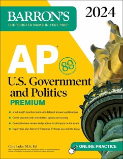 AP U.S. Government and Politics Premium, 2024: 6 Practice Tests + Comprehensive Review + Online Practice (eBook, ePUB) - Lader, Curt