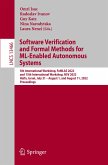 Software Verification and Formal Methods for ML-Enabled Autonomous Systems