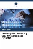 Elektrolysebehandlung von Umkehrosmose-Retentat