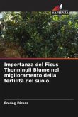 Importanza del Ficus Thonningii Blume nel miglioramento della fertilità del suolo