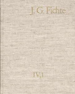 Cover Johann Gottlieb Fichte: Gesamtausgabe / Reihe IV: Kollegnachschriften. Band 1: Kollegnachschriften 1796-1798 (eBook, PDF)