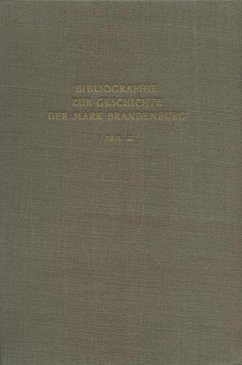 Bibliographie zur Geschichte der Mark Brandenburg (eBook, PDF)