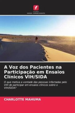 A Voz dos Pacientes na Participação em Ensaios Clínicos VIH/SIDA - Mahuma, Charlotte