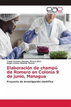Elaboración de champú de Romero en Colonia 9 de junio, Managua - Obando Rivera, Roger Amaru