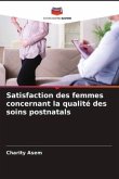 Satisfaction des femmes concernant la qualité des soins postnatals