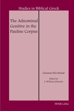 Cover The Adnominal Genitive in the Pauline Corpus (eBook, PDF)