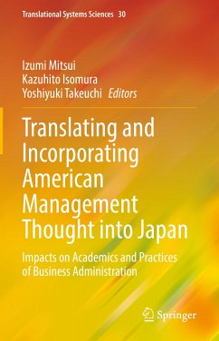 Translating and Incorporating American Management Thought into Japan (eBook, PDF)