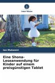 Eine Shona-Leseanwendung für Kinder auf einem preisgünstigen Tablet