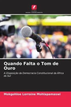 Quando Falta o Tom de Ouro - Mohlapamaswi, Mokgohloe Lorraine