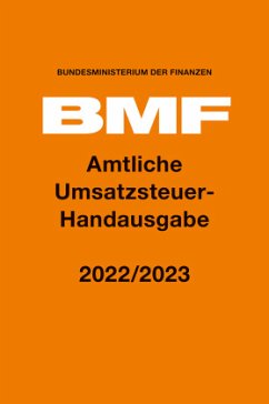 Cover Amtliche Umsatzsteuer-Handausgabe 2022/2023