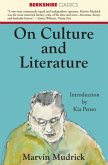 On Culture and Literature (eBook, PDF)