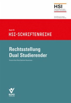 Rechtsstellung Dual Studierender - Koch-Rust, Victoria;Rosentreter, Gabriele