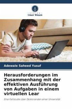 Herausforderungen im Zusammenhang mit der effektiven Ausführung von Aufgaben in einem virtuellen Lear - Saheed Yusuf, Adewale