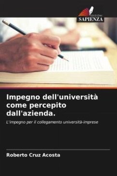 Cover Impegno dell'università come percepito dall'azienda.