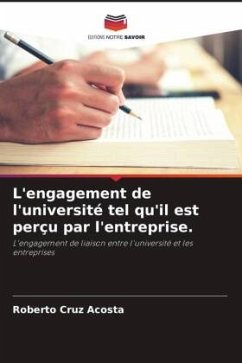 L'engagement de l'université tel qu'il est perçu par l'entreprise. - Cruz Acosta, Roberto