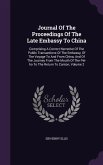 Journal Of The Proceedings Of The Late Embassy To China