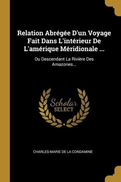 Relation Abrégée D'un Voyage Fait Dans L'intérieur De L'amérique Méridionale ...: Ou Descendant La Rivière Des Amazones...