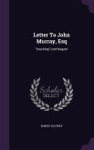 Letter To John Murray, Esq
