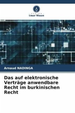 Cover Das auf elektronische Verträge anwendbare Recht im burkinischen Recht