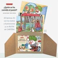 Cover ¿Quién se ha comido el pastel? : láminas A3 para Kamishibai con teatrillo Butai de Cartón