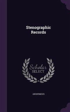 Cover Stenographic Records