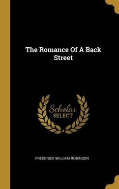 Cover The Romance Of A Back Street