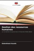 Gestion des ressources humaines