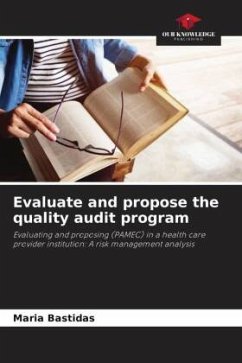 Evaluate and propose the quality audit program - Bastidas, María