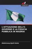 L'ATTUAZIONE DELL'E-GOVERNO E LA FIDUCIA PUBBLICA IN NIGERIA