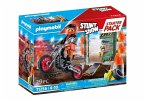 PLAYMOBIL® 71256 Starter Pack Stuntshow Motorrad mit Feuerwand