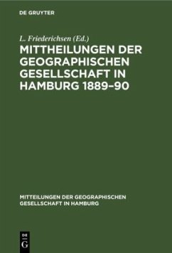 Mittheilungen der Geographischen Gesellschaft in Hamburg 1889¿90