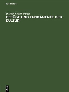Cover Gefüge und Fundamente der Kultur