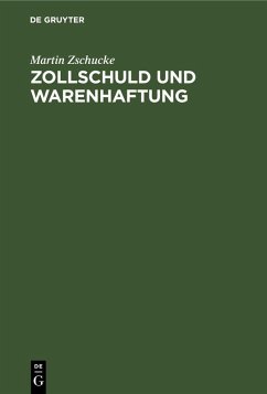 Cover Zollschuld und Warenhaftung