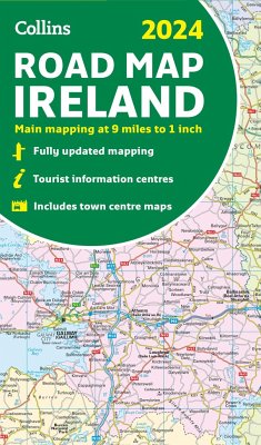 2024 Collins Road Map of Ireland - Collins Maps