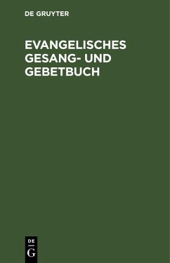 Cover Evangelisches Gesang- und Gebetbuch