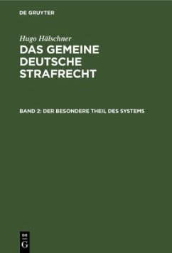 Der besondere Theil des Systems - Hälschner, Hugo