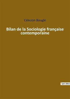 Bilan de la Sociologie française contemporaine - Bouglé, Célestin