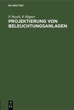 Cover Projektierung von Beleuchtungsanlagen