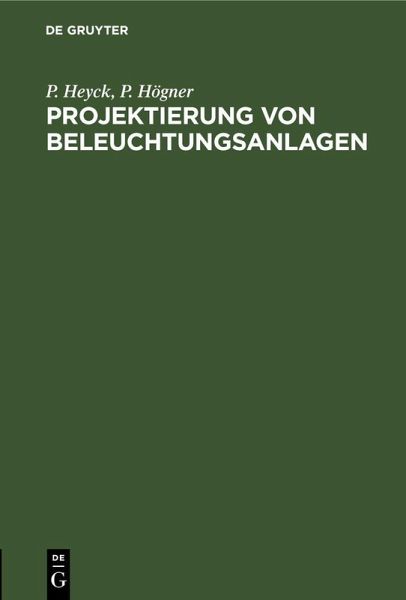 Projektierung von Beleuchtungsanlagen
