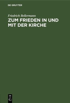 Cover Zum Frieden in und mit der Kirche